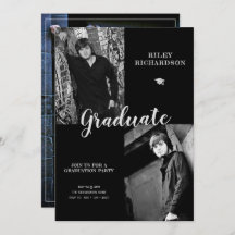 Multi Photo Graduation Invitation