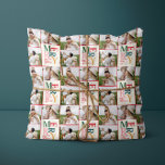 multi photo modern colourful typography  wrapping paper<br><div class="desc">Colourful vintage graphic typography merry chritsmas multi photo gift wrap holiday design. Part of a bold fun holiday collection.</div>
