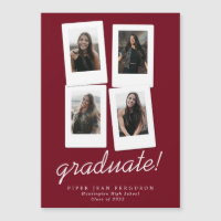 Multi Photo Modern Snapshots Graduation