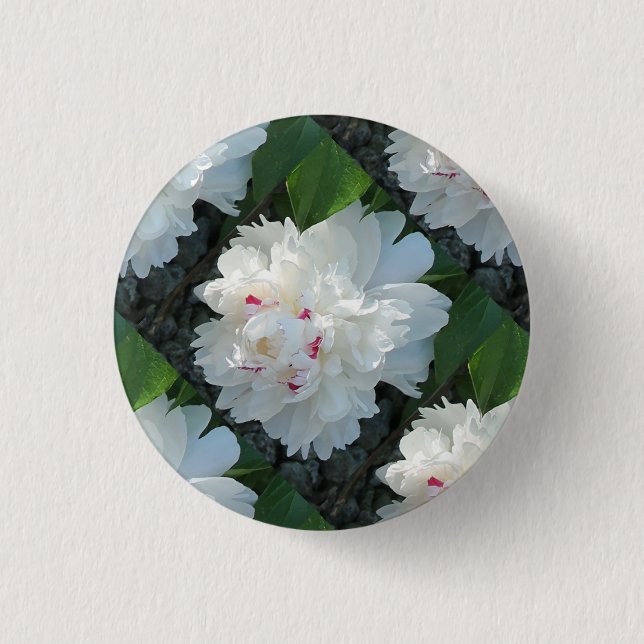 Multi Precious Peony Button (Front)