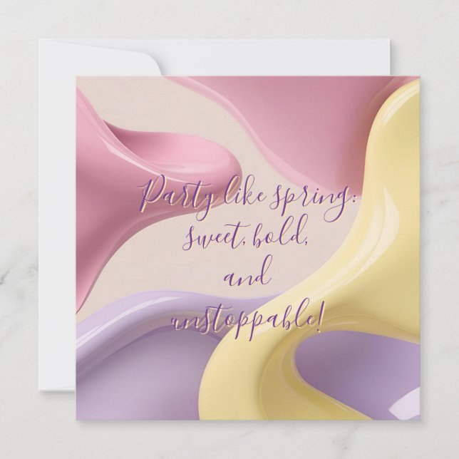 Multi purpose flat card in stylish graphic (Front)