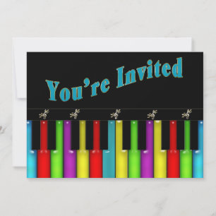 Multi Purpose Invitation - Music - Keyboard