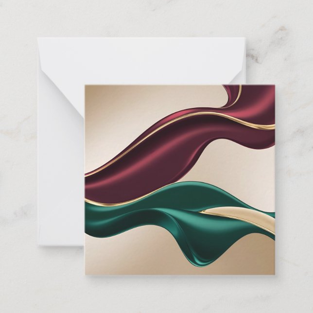 Multi purpose note card in stylish graphic (Front)