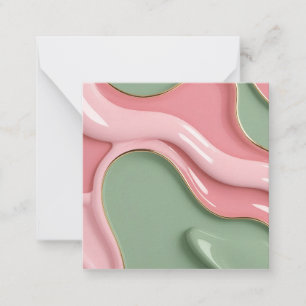 Multi purpose note card in stylish graphic