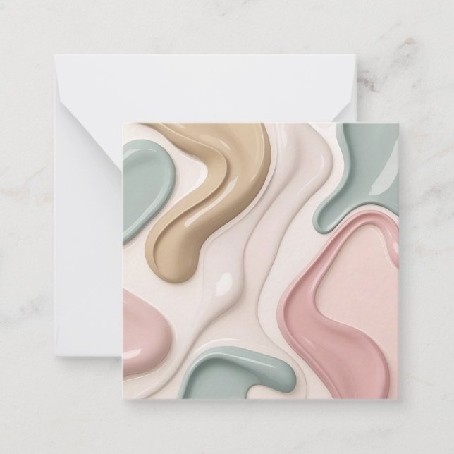 Multi purpose note card in stylish graphic (Front)