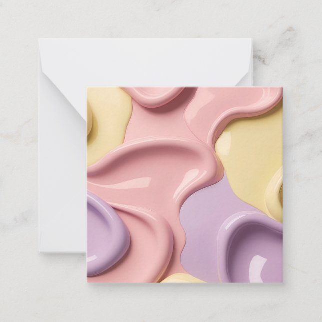 Multi purpose note card in stylish graphic (Front)