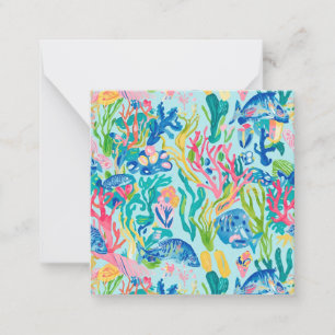Multi purpose note card in stylish graphic
