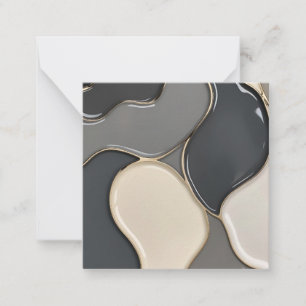 Multi purpose note card in stylish graphic
