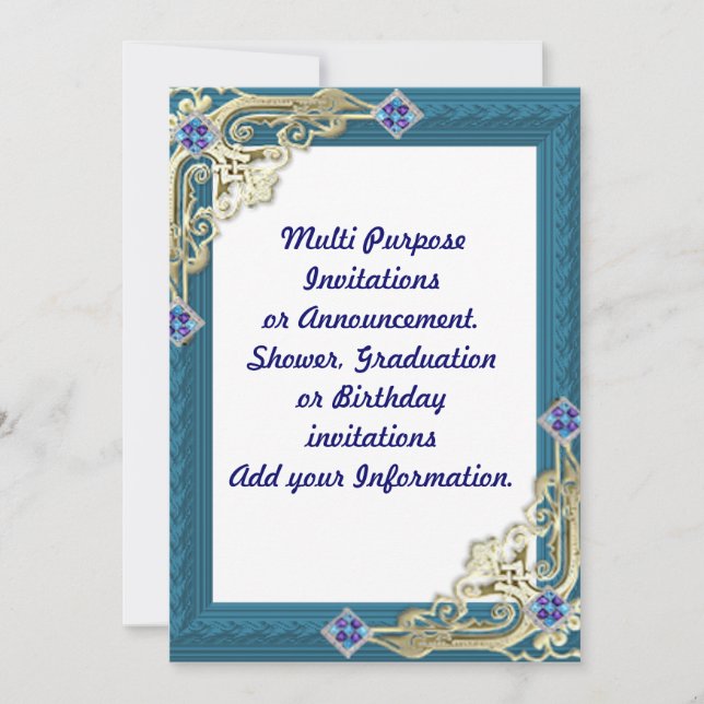 Multi purpose Party Invitation Announcement (Front)