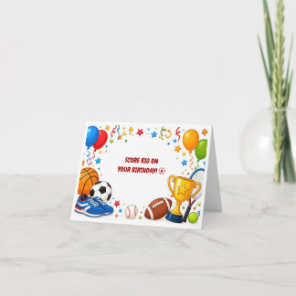 Multi-Sport Birthday Card