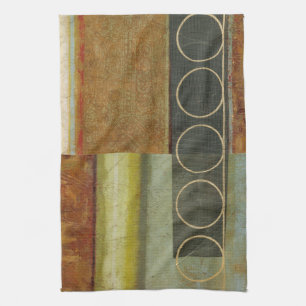 Multi-textured Abstract Painting by Vision Studio Tea Towel