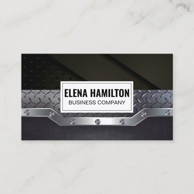 Multi Textured Backgrounds Business Card (Front)