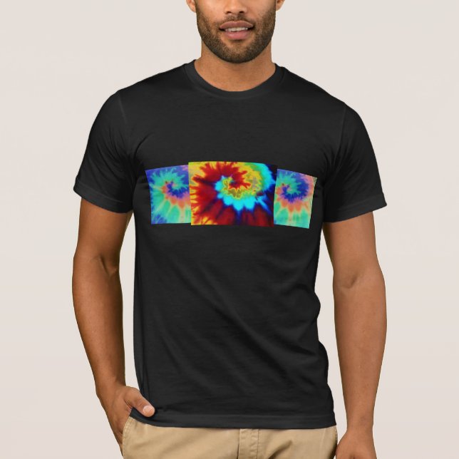 Multi-Tie Dye Effect T-Shirt (Front)