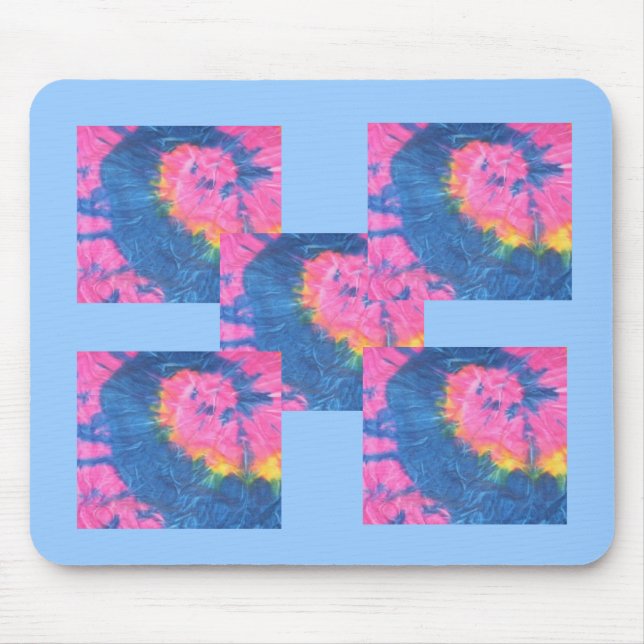 Multi-Tie Dye Mousepad (Front)