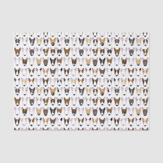 Multibull Bull Terrier Tissue Paper (Front)