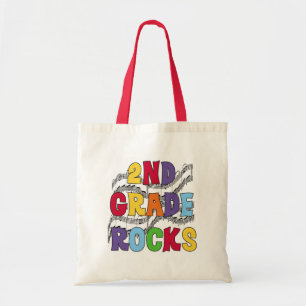 Multicolor 2nd Grade Rocks Tote Bag