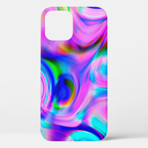Multicolor abstract background. Colourful pattern. iPhone 12 Case