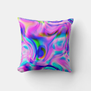 Multicolor abstract background. Colourful pattern. Cushion