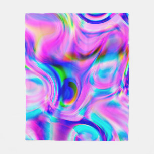 Multicolor abstract background. Colourful pattern. Fleece Blanket
