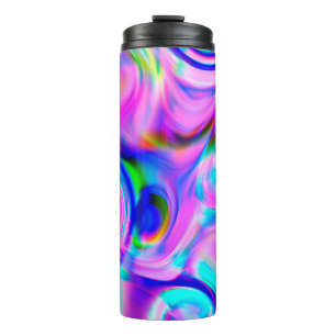 Multicolor abstract background. Colourful pattern. Thermal Tumbler