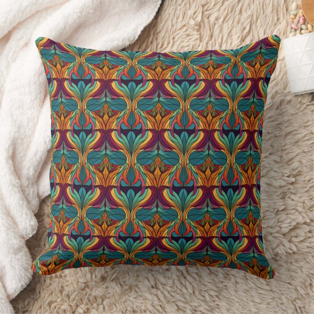Multicolor abstract design pattern  cushion (Blanket)