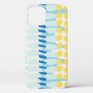 Multicolor Abstract Painted Seamless Background iPhone 12 Case