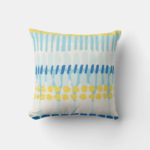 Multicolor Abstract Painted Seamless Background Cushion