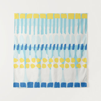 Multicolor Abstract Painted Seamless Background Tapestry