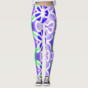Multicolor abstract "Ratti_Creative_Arts" Leggings