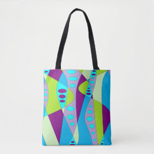 Multicolor Abstract Tote Bag