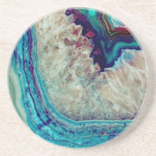 Multicolor agate coaster