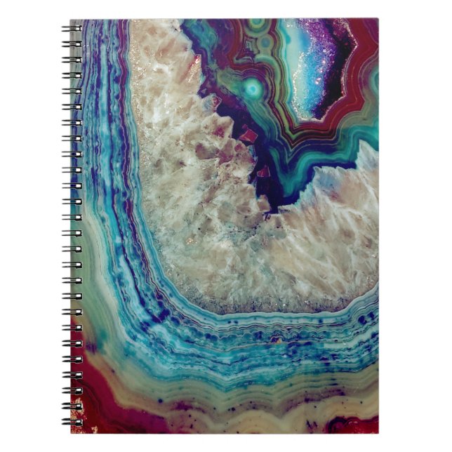 Multicolor agate notebook (Front)