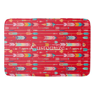 Multicolor Arrow Pattern Thunder_Cove Bath Mat