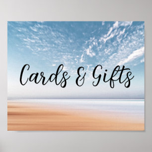 Multicolor Beach Scene Cards & Gifts Sign