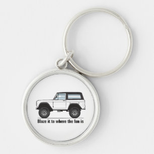 Multicolor Black Top  Key Ring