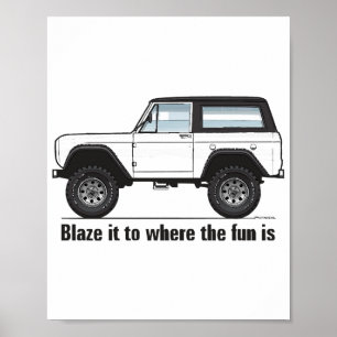 Multicolor Black Top Poster