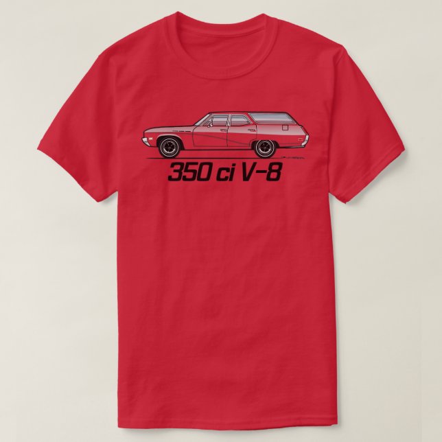 MultiColor Body 350 V8 T-Shirt (Design Front)