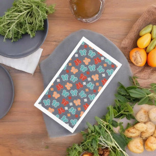 Multicolor Butterfly Napkin