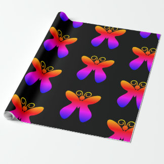 Multicolor butterfly Pattern  Wrapping Paper