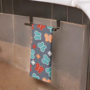 Multicolor Butterfly Tea Towel