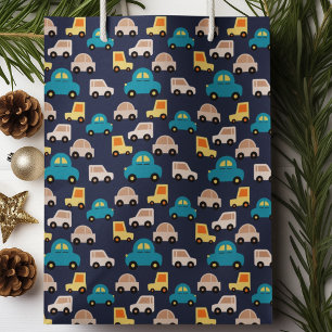 Multicolor Cars Cartoon Large Gift Bag