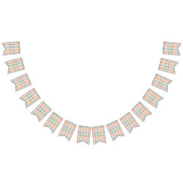 Multicolor Chequered Plaid Bunting