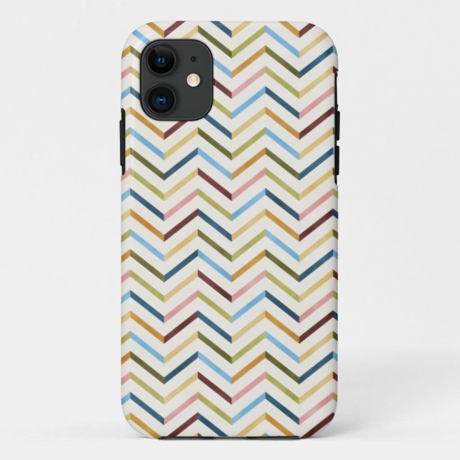 MultiColor Chevron iPhone 5/5S Case (Back)
