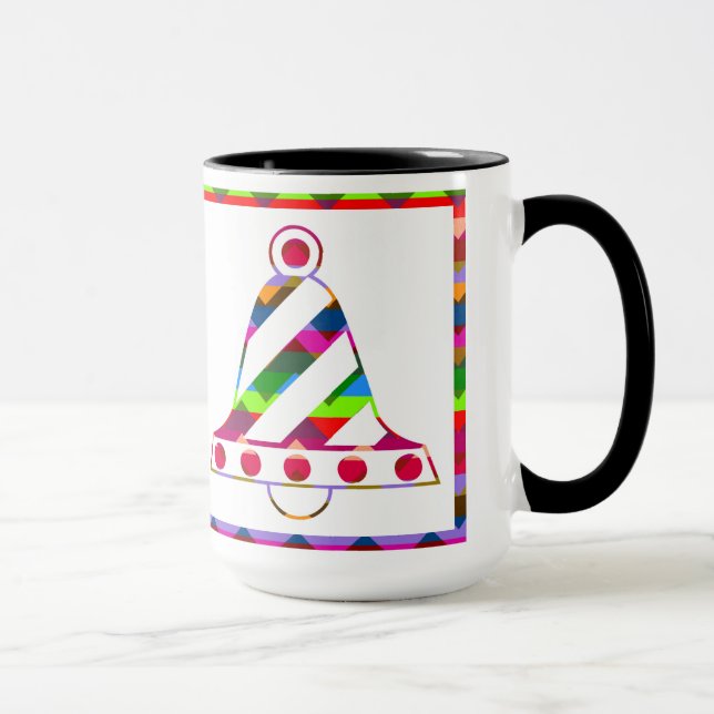 Multicolor Christmas Bells Mug (Right)