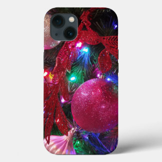 Multicolor Christmas Tree Colourful Holiday iPhone 13 Case