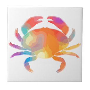 Multicolor Crab Tile