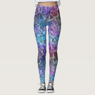 Multicolor Crystal Leggings