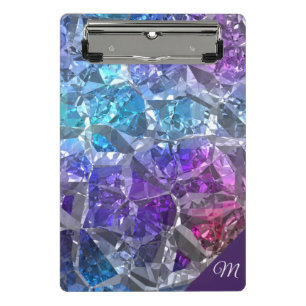 Multicolor Crystal Mini Clipboard