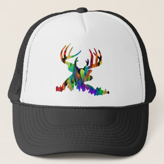 MULTICOLOR DEER HORN PRODUCTS TRUCKER HAT