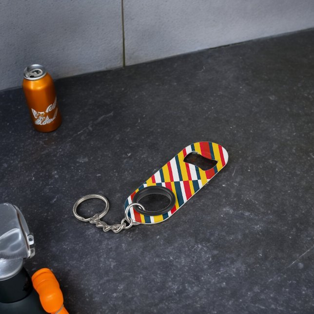 Multicolor Diagonal Stripes (Bottle Openers)